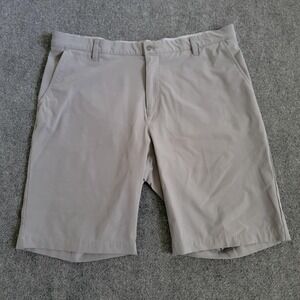 Adidas Golf Shorts Mens 38 Gray‎ Performance Stretch Athletic Lightweight Logo